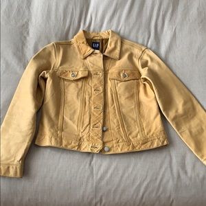 Vintage Gap Denim Style Leather Jacket